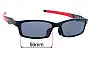Sunglass Fix Replacement Lenses for Oakley Crosslink OX8118 - 56mm Wide 