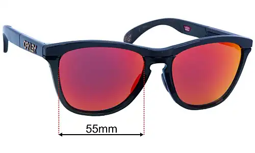 Oakley Frogskins Range OO9284Replacement Lenses 55mm wide 