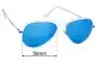 Sunglass Fix Replacement Lenses for Ray-Ban RB4211 LightRay - 56mm Wide 