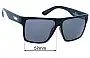 Sunglass Fix Lentes de Repuesto para Sin Vespa II - 57mm Wide 