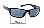 Sunglass Fix Verres de Remplacement pour Smith Ridgewell - 60mm Wide 