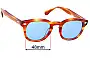 Sunglass Fix Replacement Lenses for Sunlovers AT8004 - 48mm Wide 