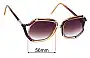 Sunglass Fix Replacement Lenses for Ted Lapidus TL 1042 - 56mm Wide 