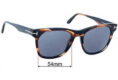 Tom Ford Brooklyn TF833 Replacement Lenses 54mm wide 