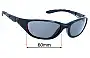 Sunglass Fix Lentes de Repuesto para Wiley X Wiley X Airrage - 60mm Wide 