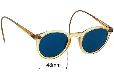 Willson Vintage Round Safety Replacement Lenses 48mm wide 