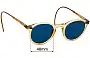 Sunglass Fix Replacement Lenses for Willson Vintage Round Safety - 48mm Wide 