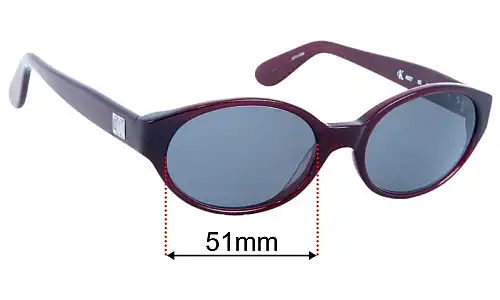 Calvin Klein CK4007 Replacement Lenses 51mm wide 