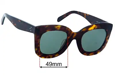 Celine CL 4005FN Replacement Lenses 49mm wide 