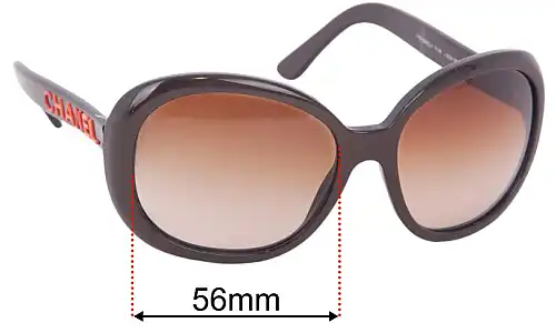 Chanel 5138 Replacement Lenses 56mm wide 