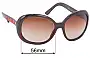 Sunglass Fix Replacement Lenses for Chanel 5138 - 56mm Wide 