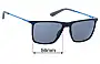 Sunglass Fix Ersatzgläser für Dragon Kodiak LL Ion - 56mm Wide 