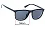 Sunglass Fix Replacement Lenses for Emporio Armani EA4109-F (Low Bridge Fit) - 58mm Wide 