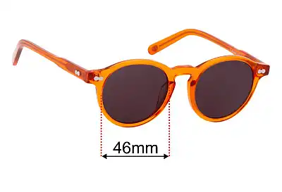 Fuel Jacques S Replacement Lenses 46mm wide 