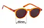 Sunglass Fix Replacement Lenses for Fuel Jacques S - 46mm Wide 