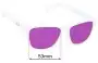 Sunglass Fix Replacement Lenses for Goodr Au Revoir, Gopher - 53mm Wide 