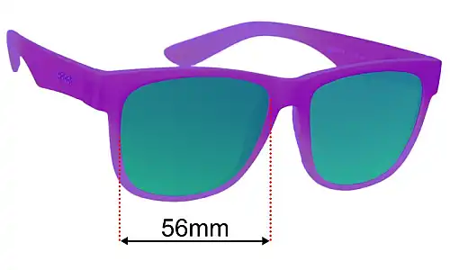 Goodr Colossal Squid Confessions  Replacement Lenses 56mm wide 