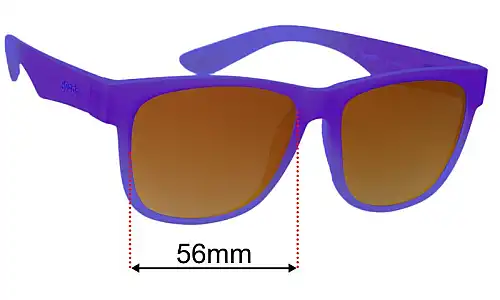 Goodr Electric Baluga Boogaloo  Replacement Lenses 56mm wide 