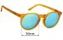 Sunglass Fix Replacement Lenses for Goodr Freshly Baked Man Buns - 50mm Wide 