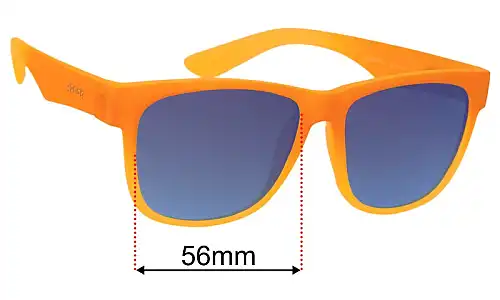 Goodr Gold Digging With Sasquatch  Replacement Lenses 56mm wide 