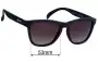Sunglass Fix Ersatzgläser für Goodr Infinite Drip - 53mm Wide 