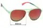Sunglass Fix Replacement Lenses for Goodr Mo-Jito, Mo-Problems - 59mm Wide 