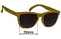 Sunglass Fix Ersatzgläser für Goodr Ninja Kick The Damn Rabbit - 56mm Wide 