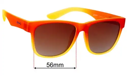 Goodr Polly Wants a Cocktail  Replacement Lenses 56mm wide 