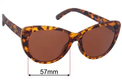 Goodr The Catwalk's Meow Replacement Lenses 57mm wide 