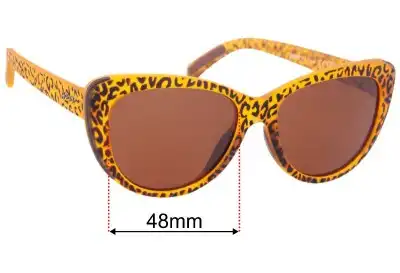 Goodr Vegan Friendly Couture Replacement Lenses 54mm wide 