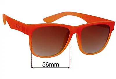 Goodr Wake & Bacon Replacement Lenses 56mm wide 