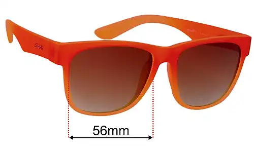 Goodr Wake & Bacon   Replacement Lenses 56mm wide 