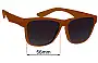 Sunglass Fix Verres de Remplacement pour Goodr WOD (Walruses Of The Desert) - 56mm Wide 