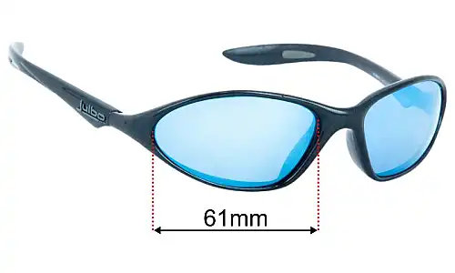 Julbo Nomad Lentes de Repuesto 61mm wide 