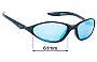 Sunglass Fix Lentes de Repuesto para Julbo Nomad - 61mm Wide 
