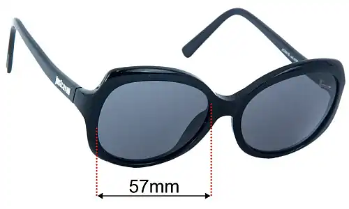 Just Cavalli JC561S Lentes de Repuesto 57mm wide 