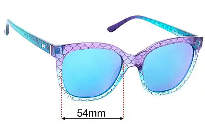 Knockaround Mermaid's Gaze Replacement Lenses 54mm wide 