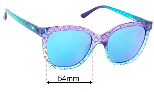 Knockaround Mermaid's Gaze Replacement Lenses 54mm wide 