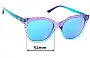 Sunglass Fix Replacement Lenses for Knockaround Mermaid's Gaze - 54mm Wide 