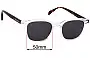 Sunglass Fix Replacement Lenses for Kristian Olsen KO-234-3 - 50mm Wide 