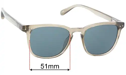 Local Supply Syd Lentes de Repuesto 51mm wide 