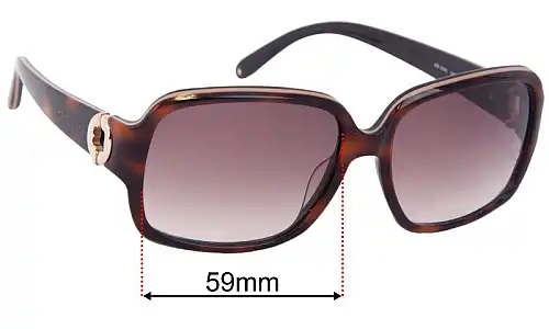 Montblanc MB 358S Replacement Lenses 59mm wide 