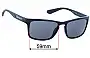Sunglass Fix Lentes de Repuesto para Dragon Blaise LL - 59mm Wide 