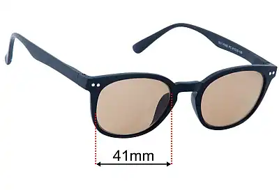 Oh La La!  GU1-PAB2 Replacement Lenses 41mm wide 