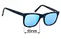 Sunglass Fix Replacement Lenses for Oscar Wylee Niko - 55mm Wide 