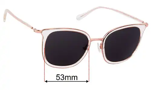 Oscar Wylee Peggy Replacement Lenses 53mm wide 
