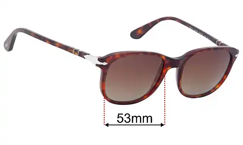Persol 1935-S Replacement Lenses 53mm wide 