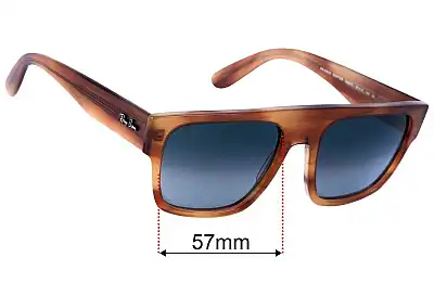 Ray-Ban RB0360S Drifter Replacement Lenses 57mm wide 