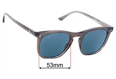 Ray-Ban RB2210 Replacement Lenses 53mm wide 