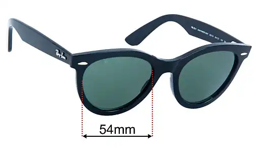 Ray-Ban RB2241 Wayfarer Way Replacement Lenses 54mm wide 